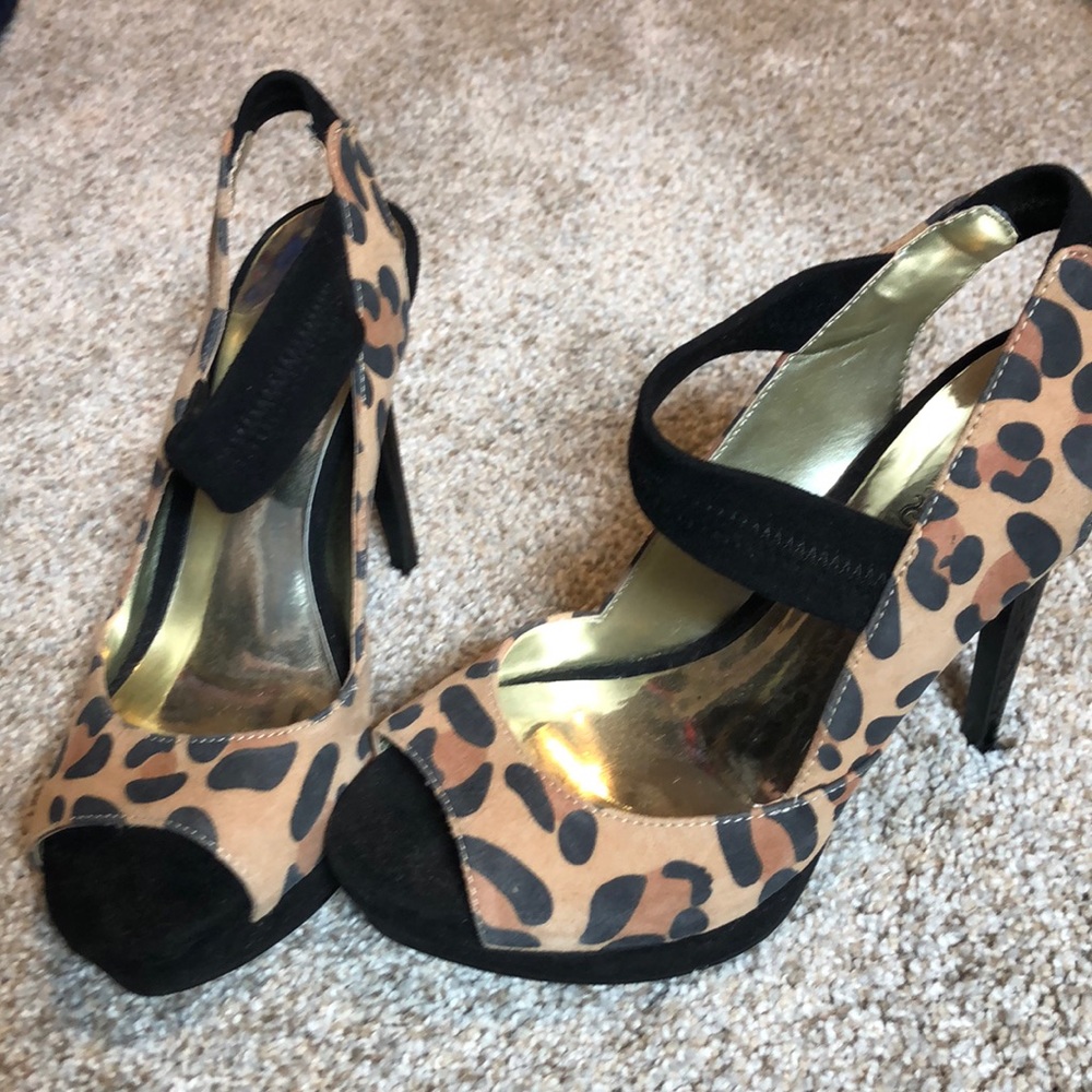Cheetah platform heels